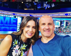 Cecilia Vega with his husband, Ricardo Jimenez