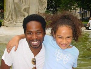 Aurora Perrineau with her father, Harold Perrineau during her childhood days