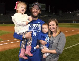 Ellen Kershaw with her husband and kids