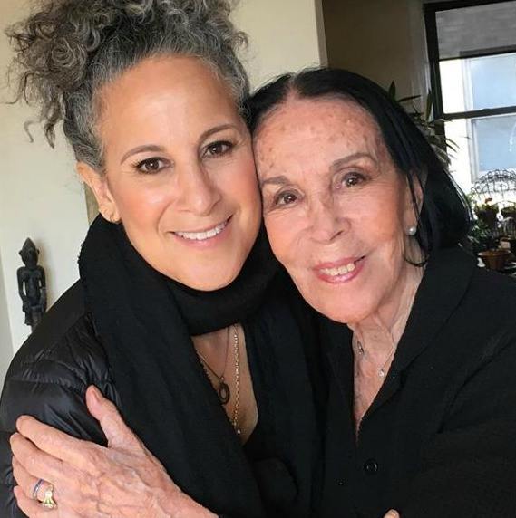 Gina Belafonte with her mother, Julie Robinson