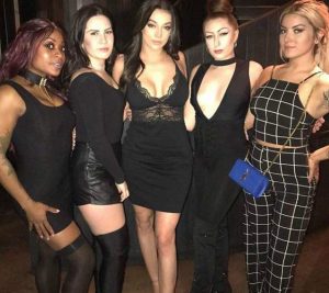 Kelsi Shay with her friends
