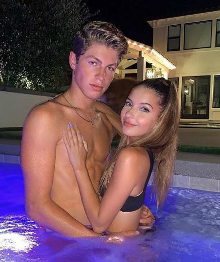 Lexi Rivera with her bodyfriend, Ben Azelart