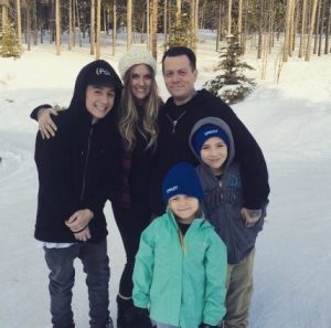 Ryan Friedlinghaus with his wife, Meagan Friedlinghaus and three children