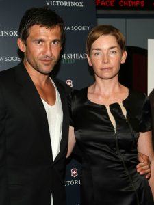 Jonathan Cake with his wife
