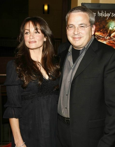 Kristen Cloke with her husband
