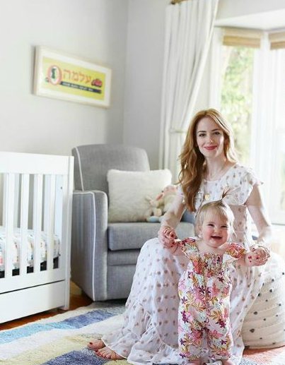 Guy Nattiv's wife, Jaime Ray Newman and daughter, Alma