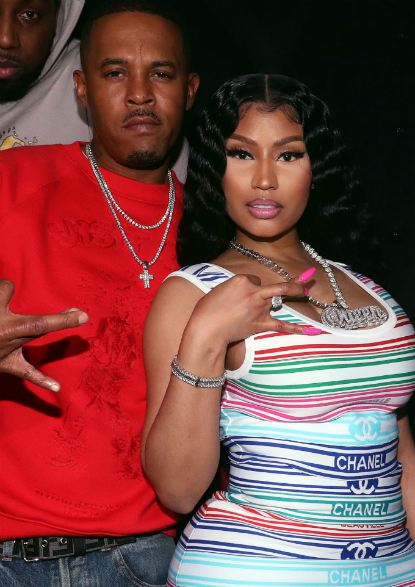 Kenneth Petty with his girlfriend, Nicki Minaj