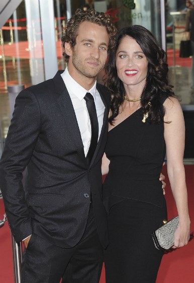 Robin Tunney with her fiance, Nicky Marmet