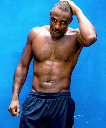 Sonya Nicole Hamlin's husband Idris showing his body 