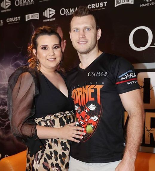 Joanna Horn with her husband Jeff
