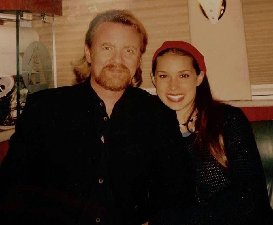 Lee Roy Parnell with his daughter