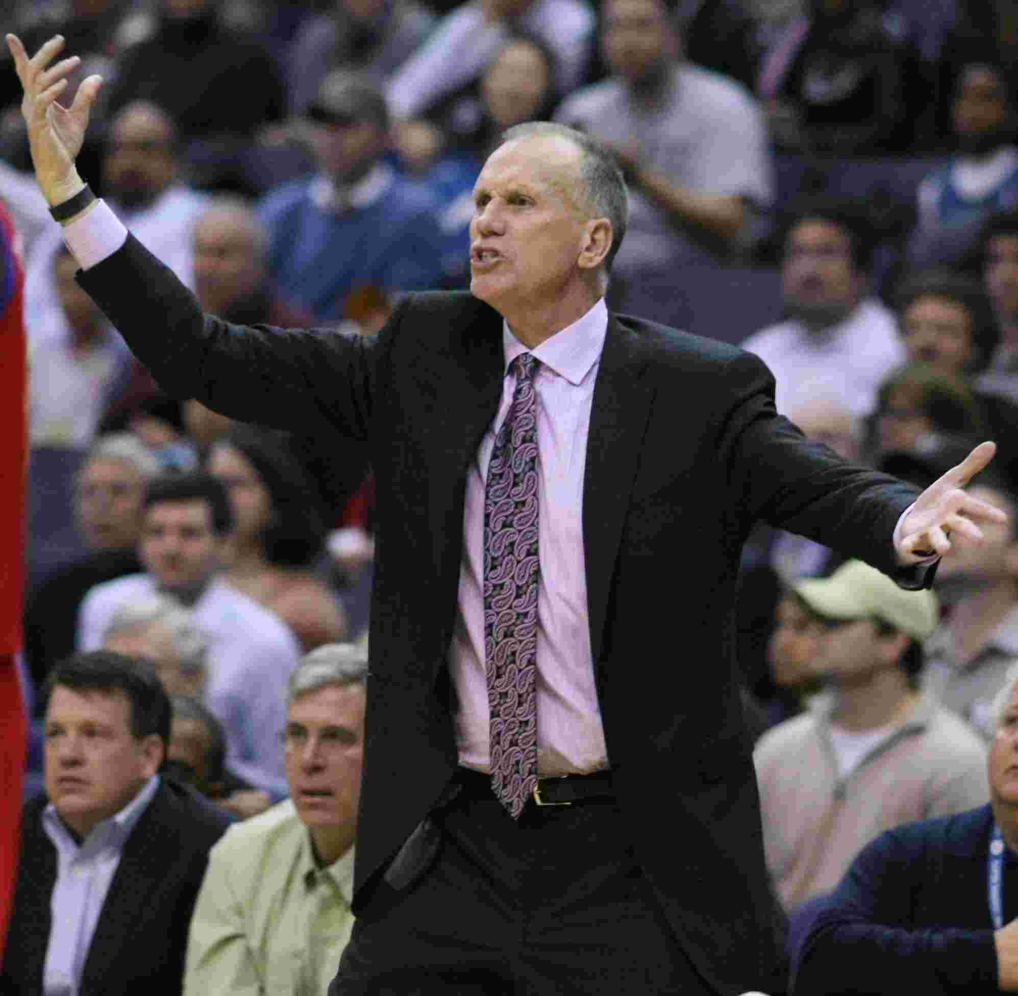 Doug Collins reaction while his team playing