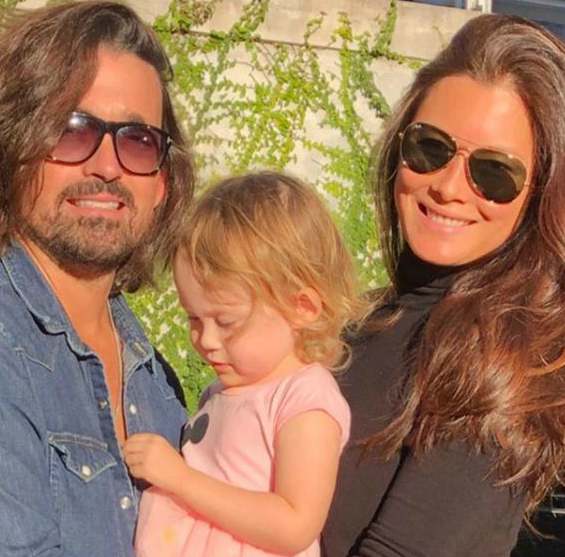Sidney Torres with his wife, Selina White and daughter, Sefina