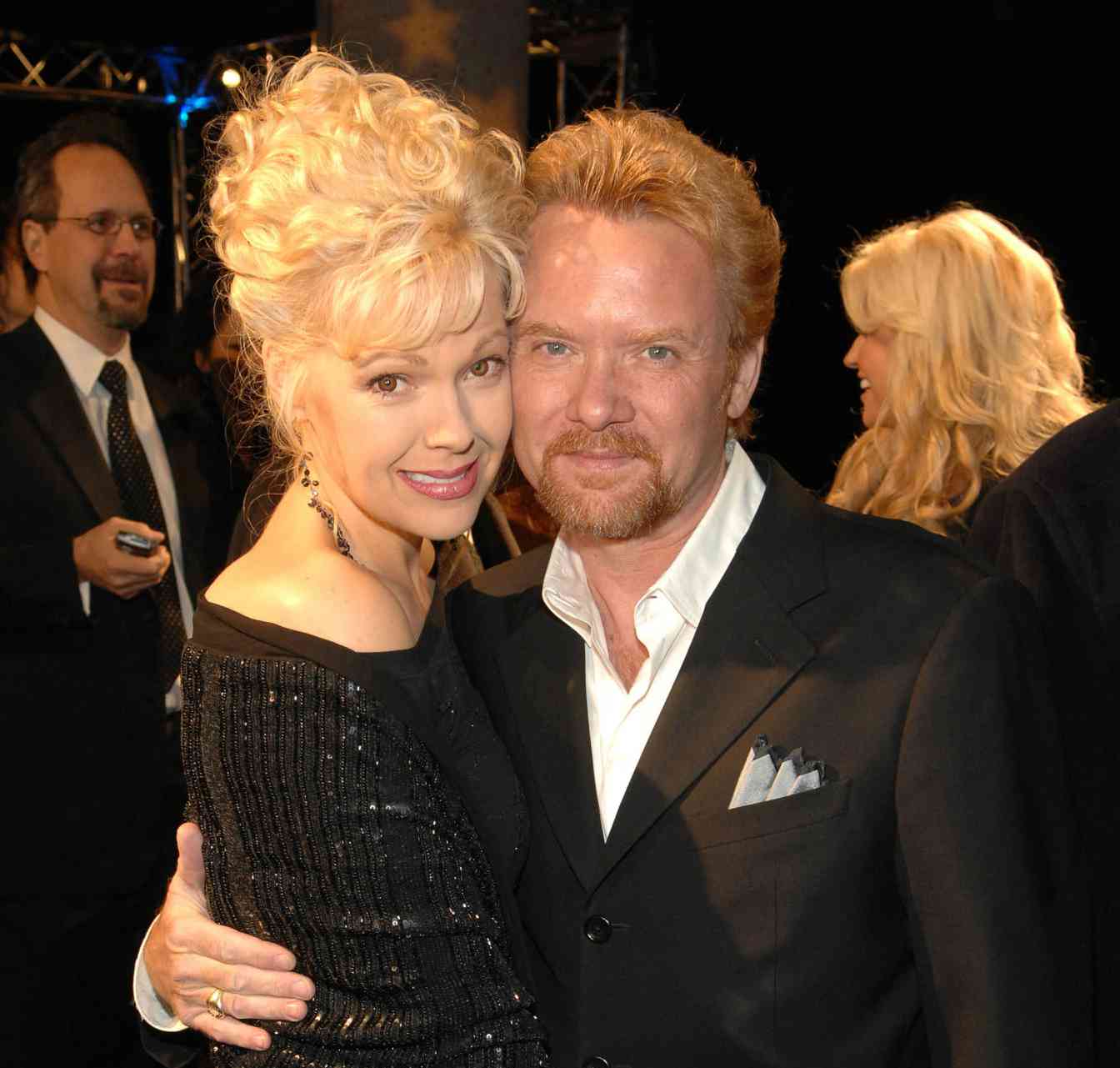 Lee Roy Parnell with his ex-wife