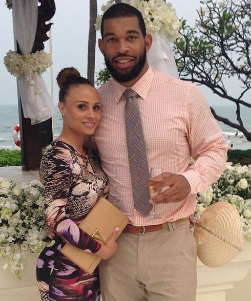 Julius Peppers with his ex-girlfriend