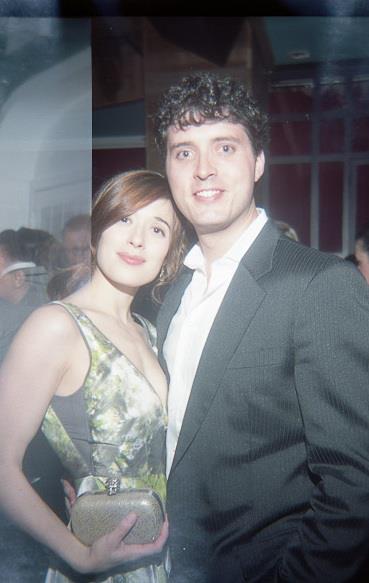 Eli Kay Oliphant with his wife Marina Squerciati