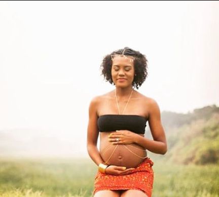 Janai Norman's picture during her pregnancy period