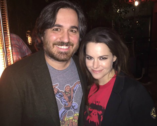 Brian Quinn with his rumored ex-girlfriend, Emily Amick