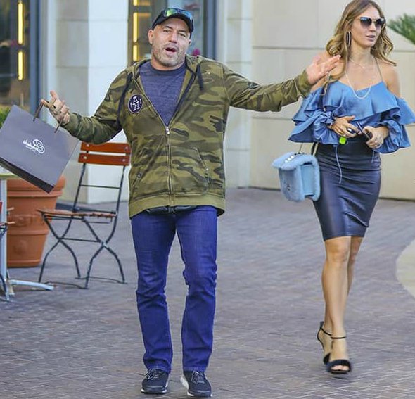 Jessica Ditzel with her husband doing shopping
