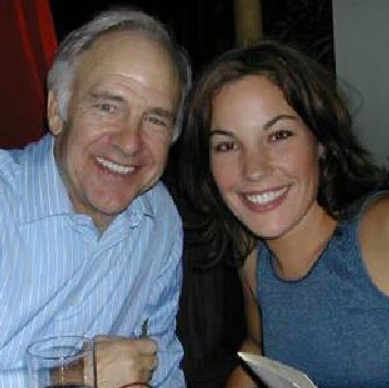 Katherine Pine's photo with her father, Robert Pine