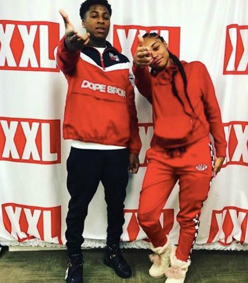 Kayden Gaulden's father, Kentrell DeSean Gaulden with his ex-girlfriend, Jania Jackson