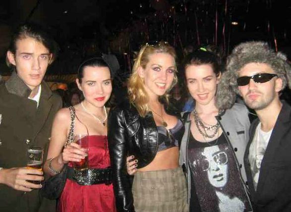 Marieangela King with her band members