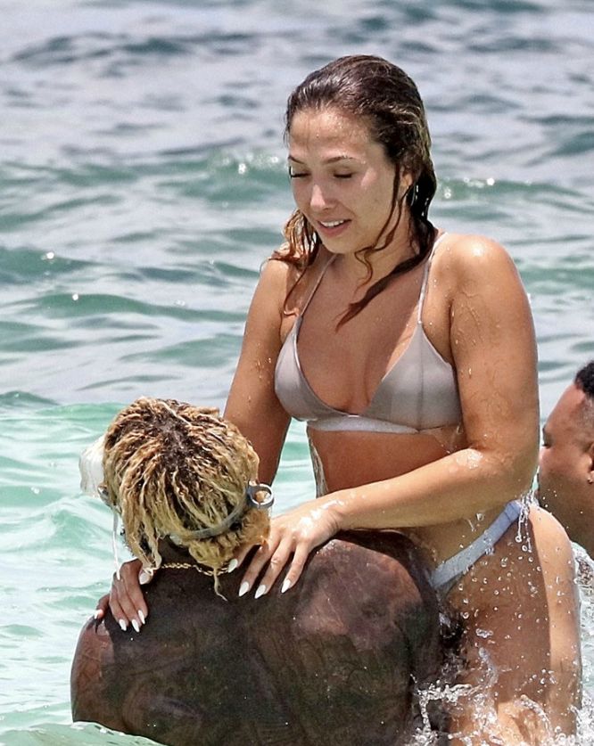 olyxeni Ferfeli enjoying with her ex-boyfriend