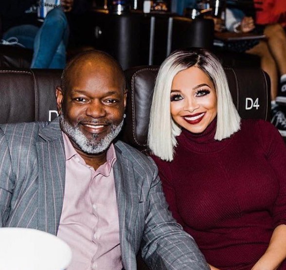 Emmitt Smith with his wife Patricia Southall