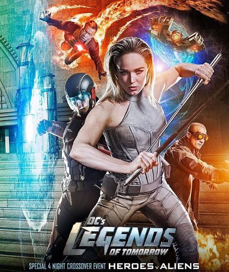 Amy Pemberton in poster of Legends of Tomorrow