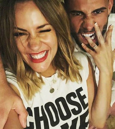 Caroline Flack with Danny Cipriani
