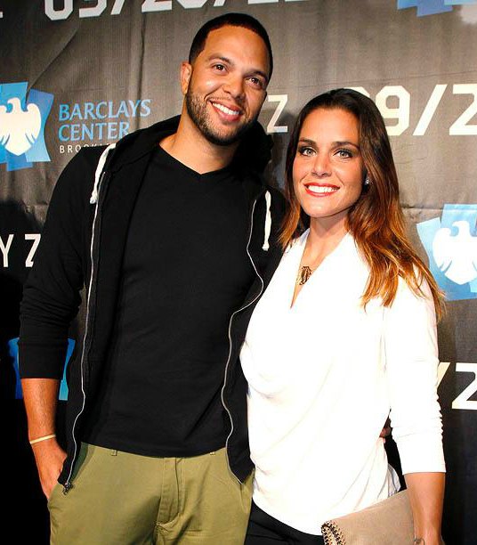 Amy Young Williams with her husband Deron Williams