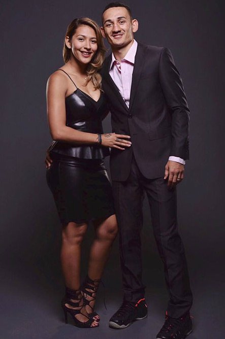 Kaimana Pa'aluhi with her ex-husband