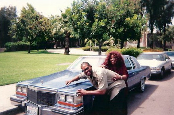 Doug Rasheed with his wife Chaka having fun