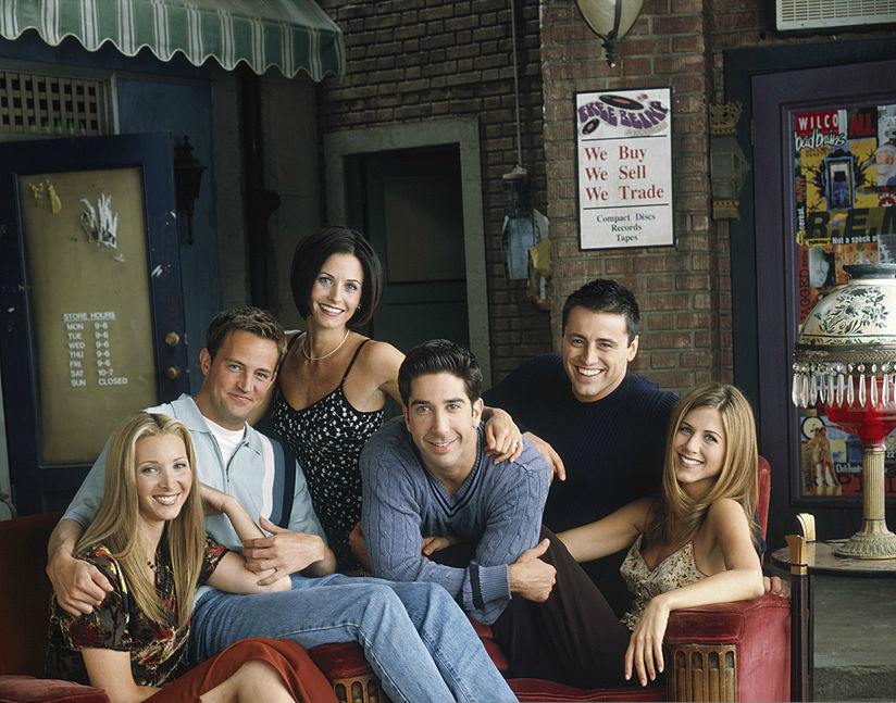 La madre de Julian Murray Stern con sus coprotagonistas de la serie Friends