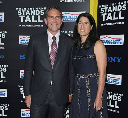 Kerri Browitt Caviezel with her husband Jim Caviezel