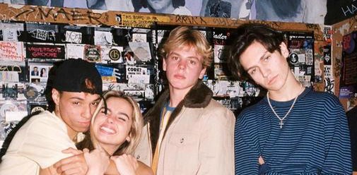 Thomas Petrou early photo with friends