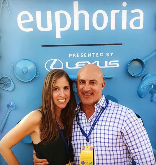 Tamra Cantore's ex-husband Jim with his girlfriend Andrea
