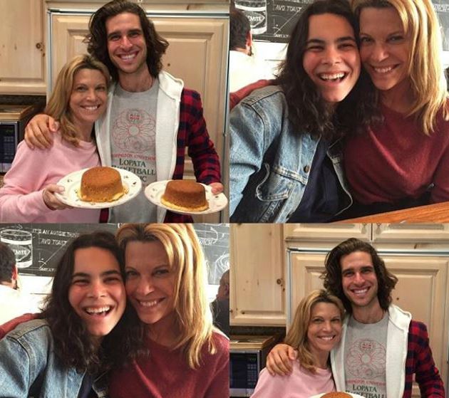 Melissa Mascari's husband George with ex-wife Vanna with her kids