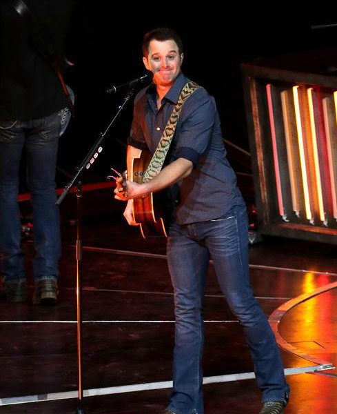 Briann's ex-husband Easton playing guitar and singing song