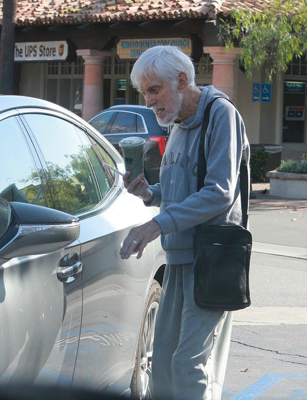 Margie Willett's ex-husband Dick entering his car