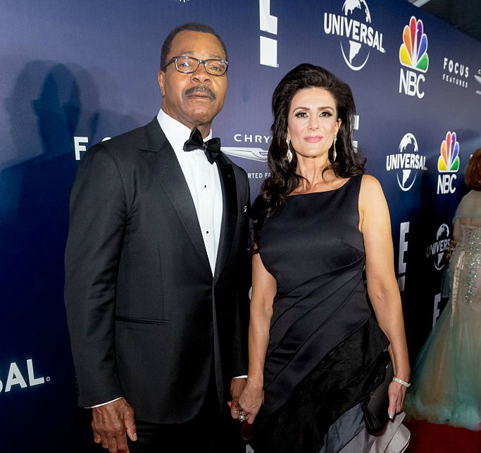 Actor Carl Weathers and girlfriend arrive at the NBCUniversal's 74th Annual Golden Globes After Party at The Beverly Hilton Hotel on January 8, 2017 in Beverly Hills, California