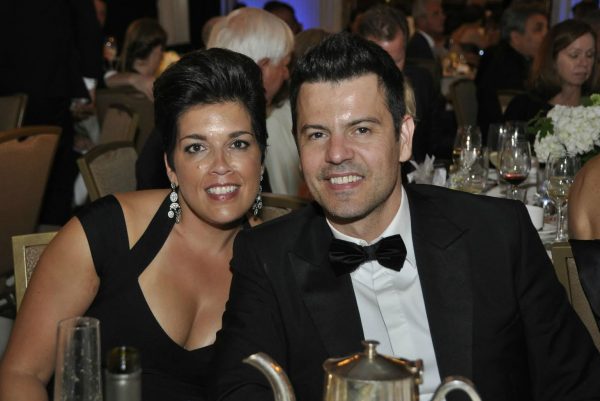Eric Jacob Knight's parents sitting together in an award function