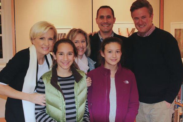 Susan's ex-husband Joe with his family