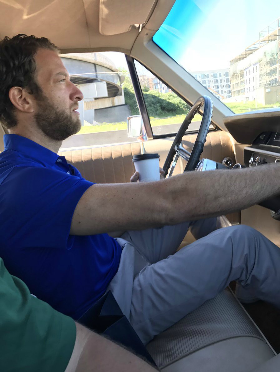 Renee Satterthwaite's ex-husband David driving car