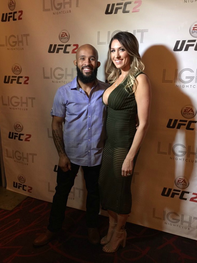 Destiny Bartels with her husband Demetrious