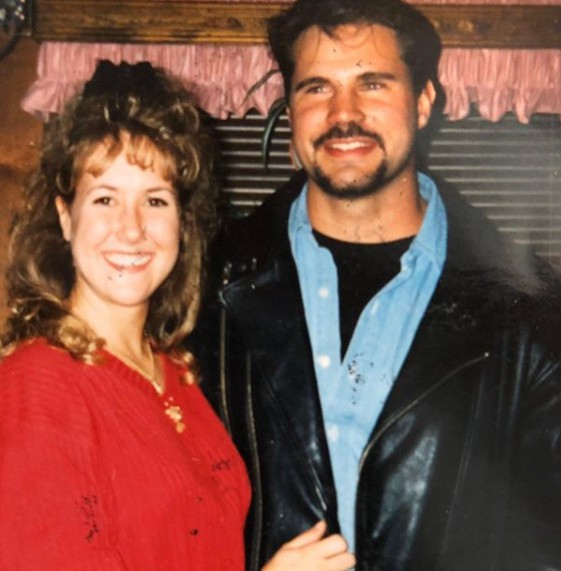 Tracey Lynn Livermore with her husband Chris while they were dating