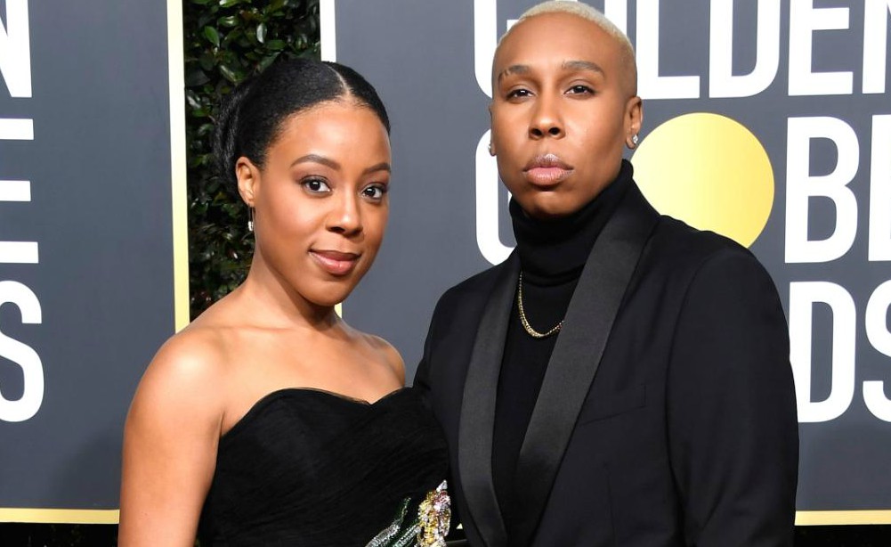 Lena Waithe with her partner Alana