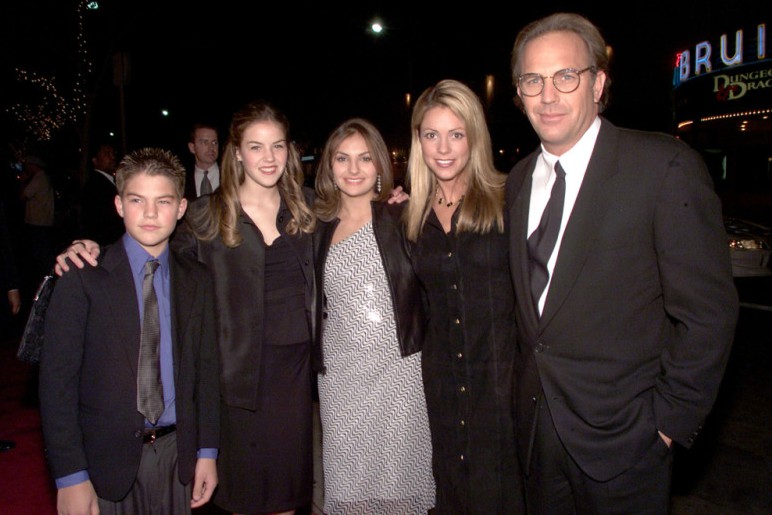 Liam Costner's father with his siblings