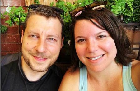 Ellen Hamilton Latzen clicking selfie with her boyfriend Dave