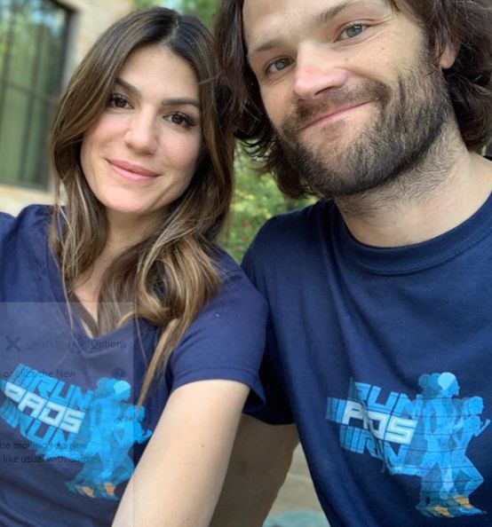 Jared Padalecki clicking selfie with his wife Genevieve Padalecki